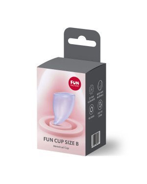 Менструальна чаша Fun Factory FUN CUP SIZE B Purple, багаторазова, діаметр 4,3 см, об’єм 30 мл Менструальна чаша Fun Factory FUN CUP SIZE B Purple, багаторазова, діаметр 4,3 см, об’єм 30 мл