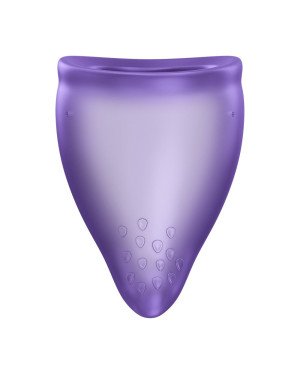 Менструальна чаша Fun Factory FUN CUP SIZE B Black Currant, багаторазова, діаметр 4,3 см, об’єм 30 мл
