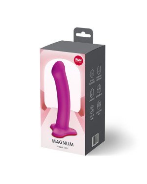 Фалоімітатор Fun Factory MAGNUM Blackberry, дуже гнучкий, довжина 18,3 см, діаметр 3,7 см Фалоімітатор Fun Factory MAGNUM Blackberry, дуже гнучкий, довжина 18,3 см, діаметр 3,7 см