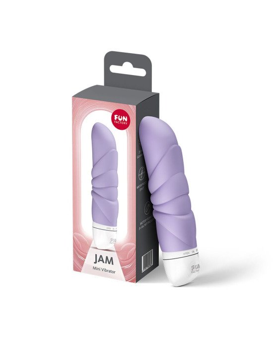 Мінівібратор Fun Factory JAM Purple, підходить для клітора, рельєфний Мінівібратор Fun Factory JAM Purple, підходить для клітора, рельєфний