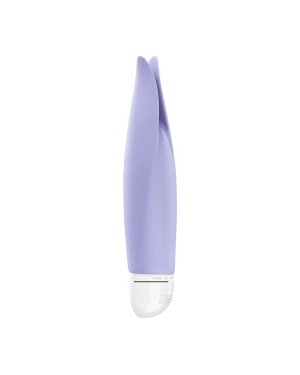 Вібратор з пелюстками Fun Factory VOLITA purple, компактний, дуже тихий, на батарейках