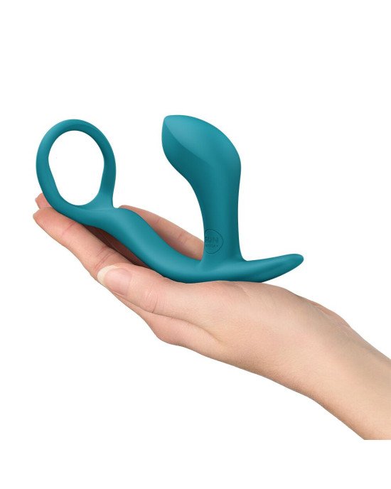 Анальна пробка з ерекційним кільцем Fun Factory BOOTIE RING Bottle Green