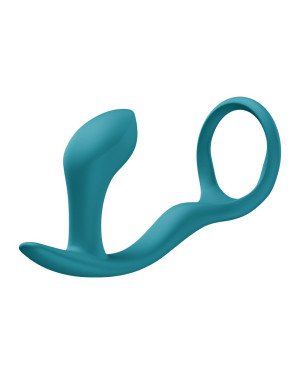 Анальна пробка з ерекційним кільцем Fun Factory BOOTIE RING Bottle Green