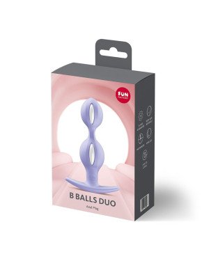 Анальні кульки Fun Factory B BALLS DUO Purple, ефект вібрації, діаметр 3,2 та 3,6 см Анальні кульки Fun Factory B BALLS DUO Purple, ефект вібрації, діаметр 3,2 та 3,6 см