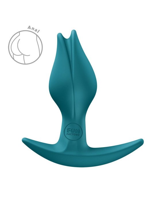 Анальна пробка Fun Factory BOOTIE FEM Bottle Green, у вигляді бутона, діаметр 2,9 см, тонкий обмежувач Анальна пробка Fun Factory BOOTIE FEM Bottle Green, у вигляді бутона, діаметр 2,9 см, тонкий обмежувач