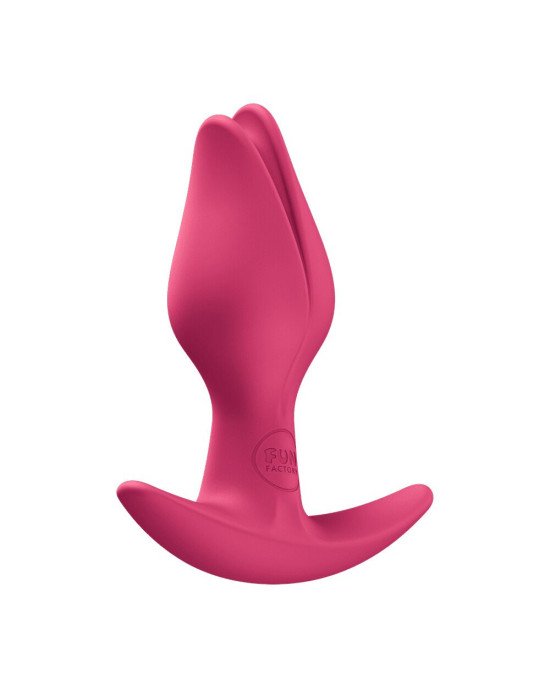 Анальна пробка Fun Factory BOOTIE FEM Raspberry, у вигляді бутона, діаметр 2,9 см, тонкий обмежувач Анальна пробка Fun Factory BOOTIE FEM Raspberry, у вигляді бутона, діаметр 2,9 см, тонкий обмежувач