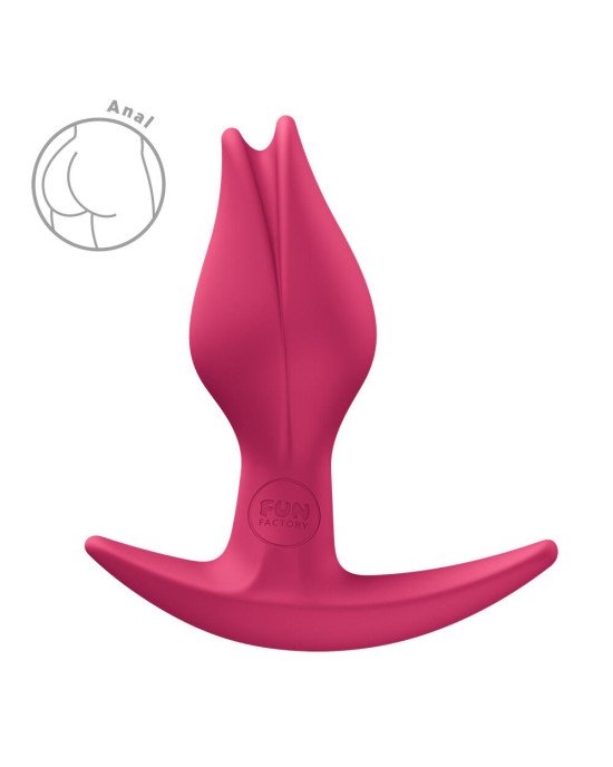 Анальна пробка Fun Factory BOOTIE FEM Raspberry, у вигляді бутона, діаметр 2,9 см, тонкий обмежувач Анальна пробка Fun Factory BOOTIE FEM Raspberry, у вигляді бутона, діаметр 2,9 см, тонкий обмежувач