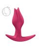 Анальна пробка Fun Factory BOOTIE FEM Raspberry, у вигляді бутона, діаметр 2,9 см, тонкий обмежувач Анальна пробка Fun Factory BOOTIE FEM Raspberry, у вигляді бутона, діаметр 2,9 см, тонкий обмежувач