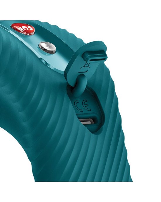 Накладний вібратор Fun Factory LAYA III Bottle Green, ефект постукування пальцем Накладний вібратор Fun Factory LAYA III Bottle Green, ефект постукування пальцем