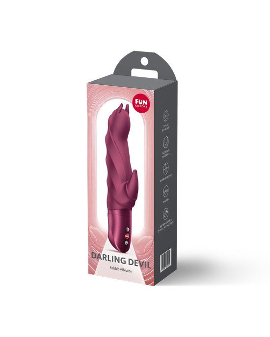 Вібратор Fun Factory Darling Devil Wine Red Вібратор Fun Factory Darling Devil Wine Red