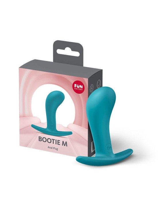 Анальна пробка Fun Factory BOOTIE M Aquamarine, діаметр 3,3 см, тонкий обмежувач Анальна пробка Fun Factory BOOTIE M Aquamarine, діаметр 3,3 см, тонкий обмежувач