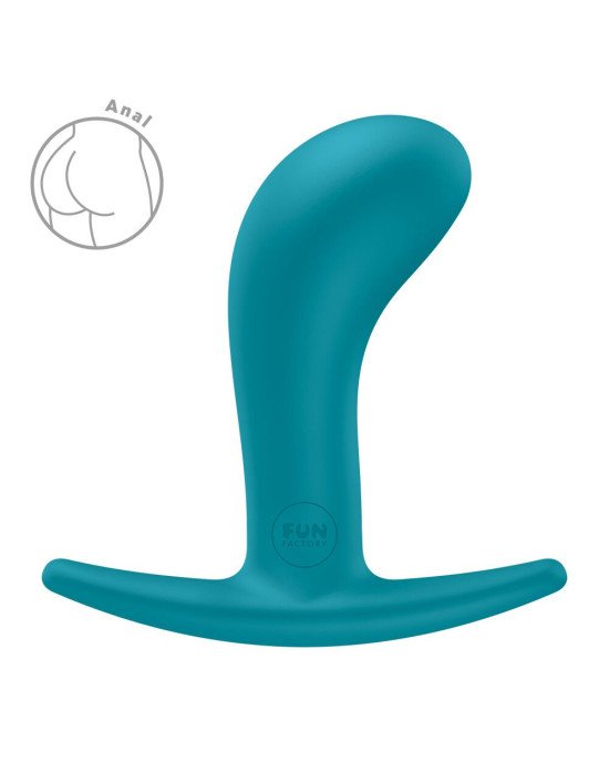 Анальна пробка Fun Factory BOOTIE M Aquamarine, діаметр 3,3 см, тонкий обмежувач Анальна пробка Fun Factory BOOTIE M Aquamarine, діаметр 3,3 см, тонкий обмежувач
