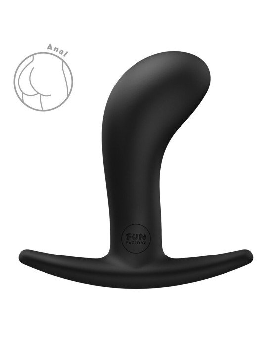 Анальна пробка Fun Factory BOOTIE M Black, діаметр 3,3 см, тонкий обмежувач Анальна пробка Fun Factory BOOTIE M Black, діаметр 3,3 см, тонкий обмежувач