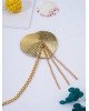 Пестис-сердечка з пензликами та чокером JSY Nipple Sticker RT236114 Golden
