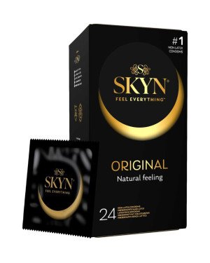 Безлатексні преміум-презервативи SKYN Original 24 шт