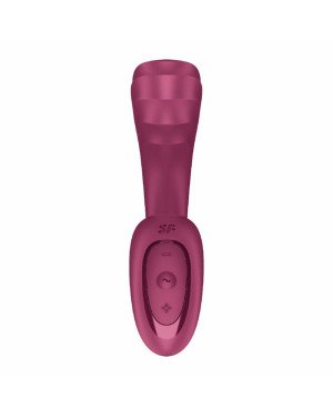 Вагінально-кліторальний вібратор Satisfyer G for Goddess 3 Wine Red, 2 мотори Вагінально-кліторальний вібратор Satisfyer G for Goddess 3 Wine Red, 2 мотори