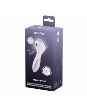 Вібромасажер Satisfyer Wand-erful з вакуумною кліторальною стимуляцією Вібромасажер Satisfyer Wand-erful з вакуумною кліторальною стимуляцією