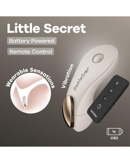 Смарт-вібратор у трусики Satisfyer Little Secret Battery Series з пультом ДК