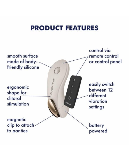 Смарт-вібратор у трусики Satisfyer Little Secret Battery Series з пультом ДК
