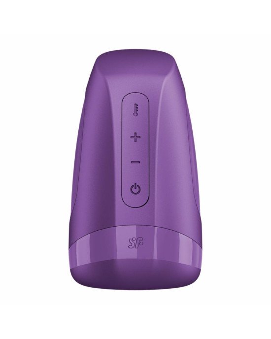 Мастурбатор Satisfyer Men Heat Vibration Battery Series імітатор мінету, підігрів та вібрація Мастурбатор Satisfyer Men Heat Vibration Battery Series імітатор мінету, підігрів та вібрація