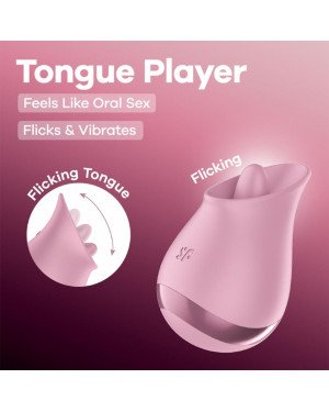 Вібростимулятор для клітора Satisfyer Tongue Player з язичком Вібростимулятор для клітора Satisfyer Tongue Player з язичком