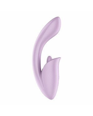 Вагінально-кліторальний вібратор Satisfyer Tongue Expert з язичком