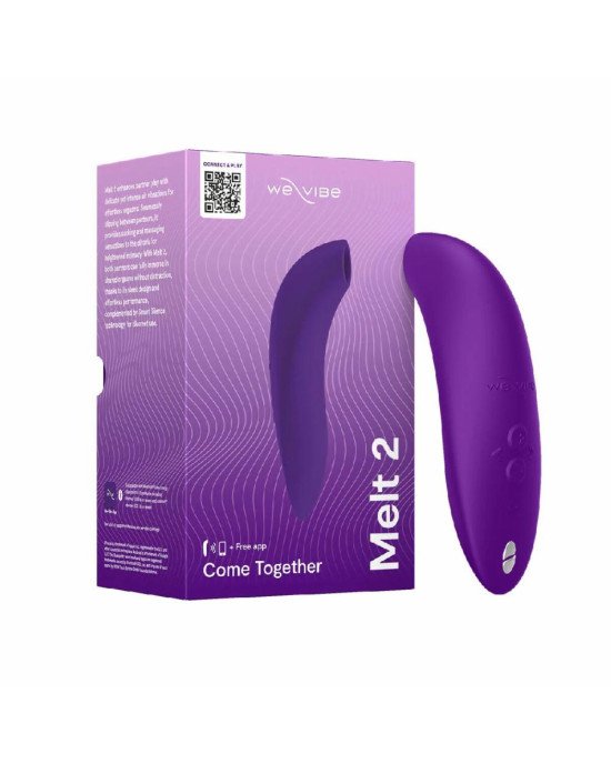 Вакуумний смарт-стимулятор для пар We-Vibe Melt 2 Purple Вакуумний смарт-стимулятор для пар We-Vibe Melt 2 Purple
