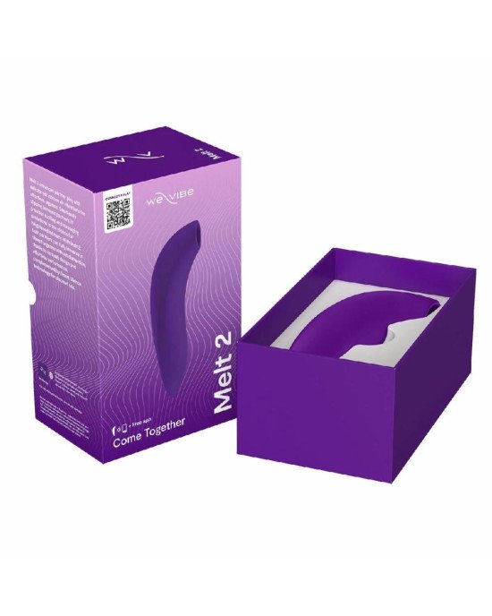 Вакуумний смарт-стимулятор для пар We-Vibe Melt 2 Purple Вакуумний смарт-стимулятор для пар We-Vibe Melt 2 Purple