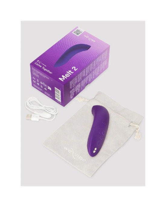 Вакуумний смарт-стимулятор для пар We-Vibe Melt 2 Purple Вакуумний смарт-стимулятор для пар We-Vibe Melt 2 Purple
