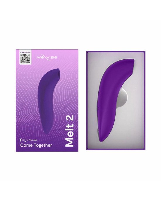 Вакуумний смарт-стимулятор для пар We-Vibe Melt 2 Purple Вакуумний смарт-стимулятор для пар We-Vibe Melt 2 Purple