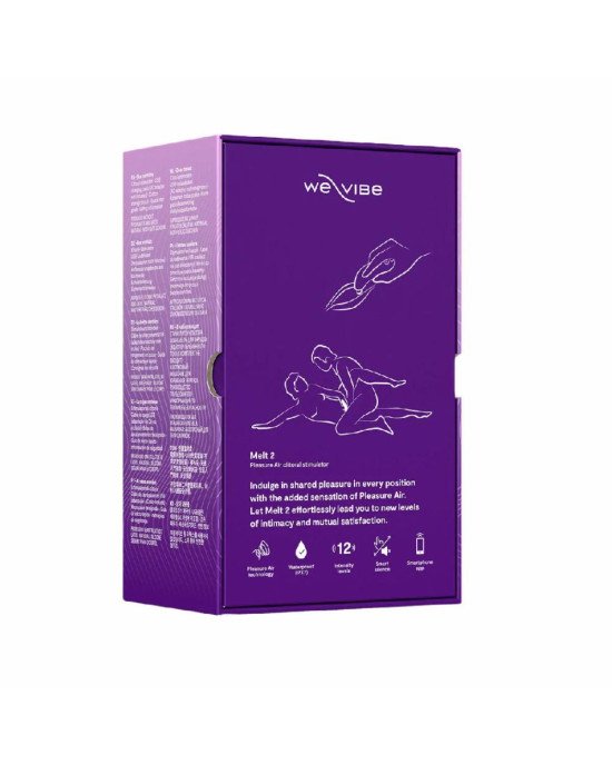 Вакуумний смарт-стимулятор для пар We-Vibe Melt 2 Purple Вакуумний смарт-стимулятор для пар We-Vibe Melt 2 Purple