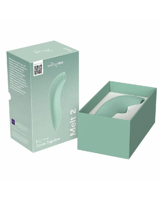 Вакуумний смарт-стимулятор для пар We-Vibe Melt 2 Sage Вакуумний смарт-стимулятор для пар We-Vibe Melt 2 Sage