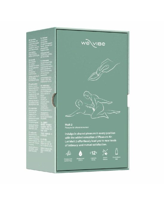 Вакуумний смарт-стимулятор для пар We-Vibe Melt 2 Sage Вакуумний смарт-стимулятор для пар We-Vibe Melt 2 Sage