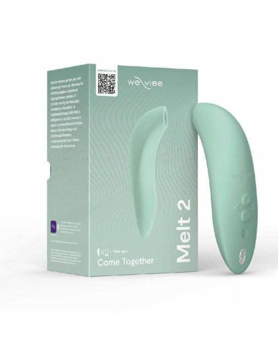 Вакуумний смарт-стимулятор для пар We-Vibe Melt 2 Sage Вакуумний смарт-стимулятор для пар We-Vibe Melt 2 Sage