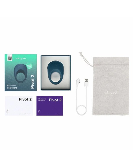 Ерекційне смарт-віброкільце We-Vibe Pivot 2 Slate Ерекційне смарт-віброкільце We-Vibe Pivot 2 Slate