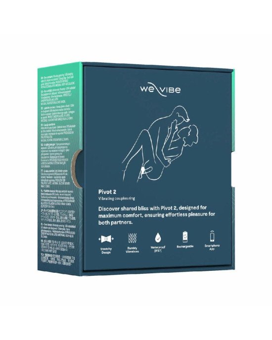 Ерекційне смарт-віброкільце We-Vibe Pivot 2 Slate Ерекційне смарт-віброкільце We-Vibe Pivot 2 Slate