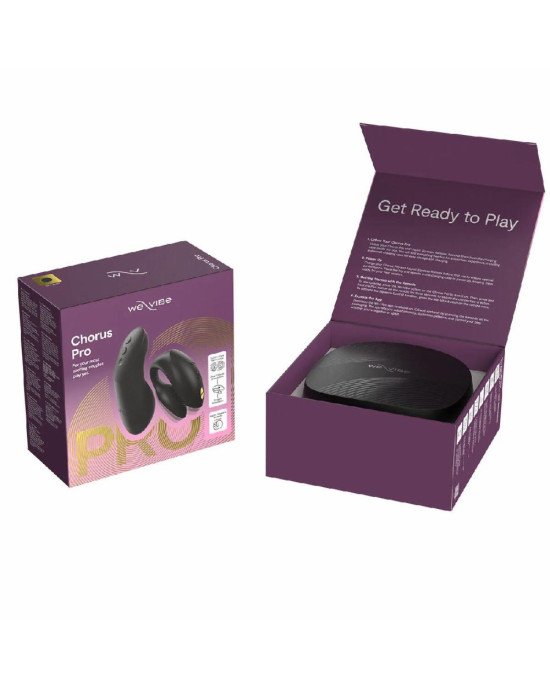 Смарт-вібратор для пар We-Vibe Chorus Pro Satin Black Смарт-вібратор для пар We-Vibe Chorus Pro Satin Black