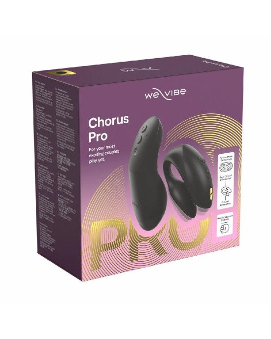 Смарт-вібратор для пар We-Vibe Chorus Pro Satin Black Смарт-вібратор для пар We-Vibe Chorus Pro Satin Black