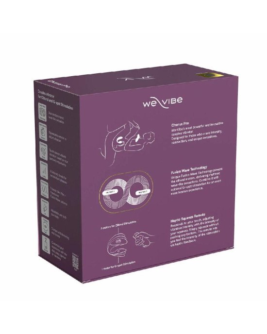 Смарт-вібратор для пар We-Vibe Chorus Pro Satin Black Смарт-вібратор для пар We-Vibe Chorus Pro Satin Black