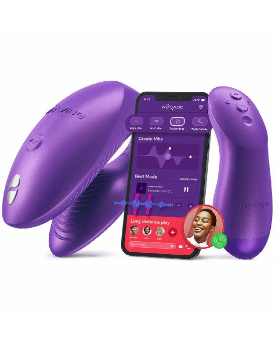 Смарт-вібратор для пар We-Vibe Chorus Pro Cosmic Purple Смарт-вібратор для пар We-Vibe Chorus Pro Cosmic Purple