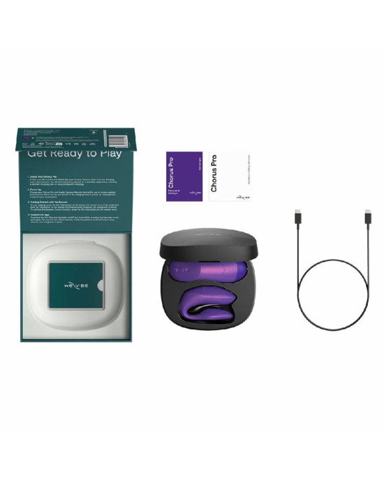 Смарт-вібратор для пар We-Vibe Chorus Pro Cosmic Purple Смарт-вібратор для пар We-Vibe Chorus Pro Cosmic Purple