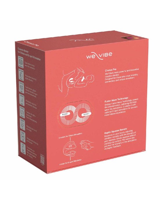 Смарт-вібратор для пар We-Vibe Chorus Pro Electric Pink Смарт-вібратор для пар We-Vibe Chorus Pro Electric Pink