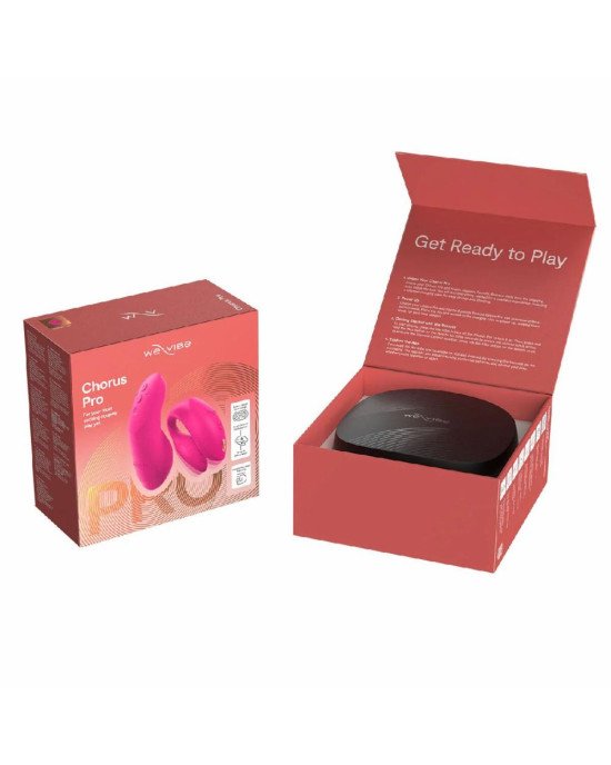 Смарт-вібратор для пар We-Vibe Chorus Pro Electric Pink Смарт-вібратор для пар We-Vibe Chorus Pro Electric Pink