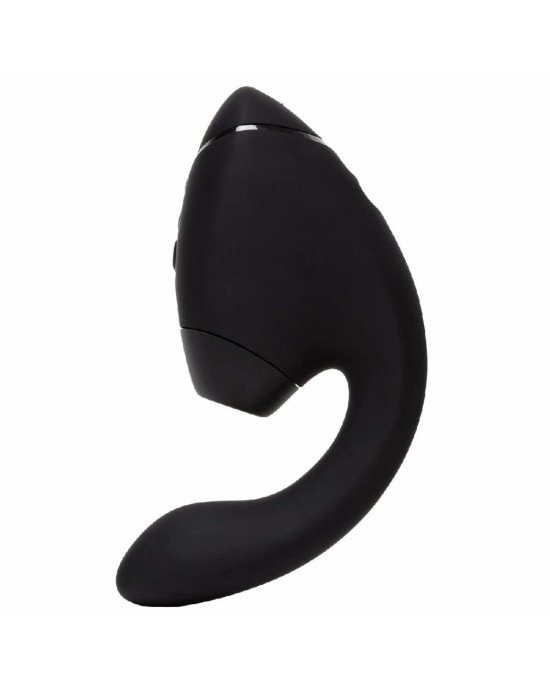 Подвійний вакуумний кліторальний стимулятор з вібрацією Womanizer Next Duo - Black Подвійний вакуумний кліторальний стимулятор з вібрацією Womanizer Next Duo - Black