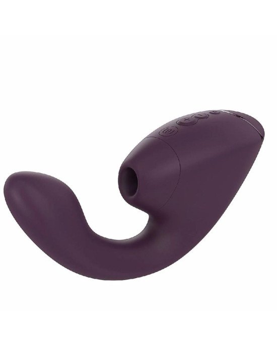 Подвійний вакуумний кліторальний стимулятор з вібрацією Womanizer Next Duo - Dark Purple Подвійний вакуумний кліторальний стимулятор з вібрацією Womanizer Next Duo - Dark Purple