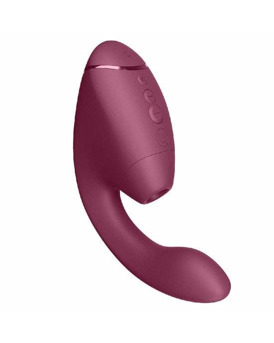 Подвійний вакуумний кліторальний стимулятор з вібрацією Womanizer Next Duo - Dusky Pink