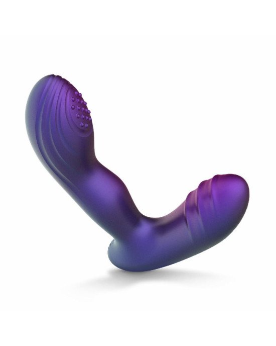 Анальна вібропробка з пульсацією Hueman - Galaxy Tapping Buttplug Анальна вібропробка з пульсацією Hueman - Galaxy Tapping Buttplug