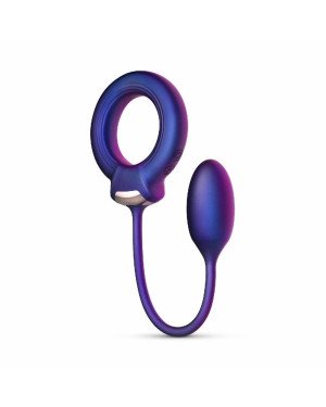 Ерекційне віброкільце з віброяйцем Hueman - Eclipse Anal Vibrator