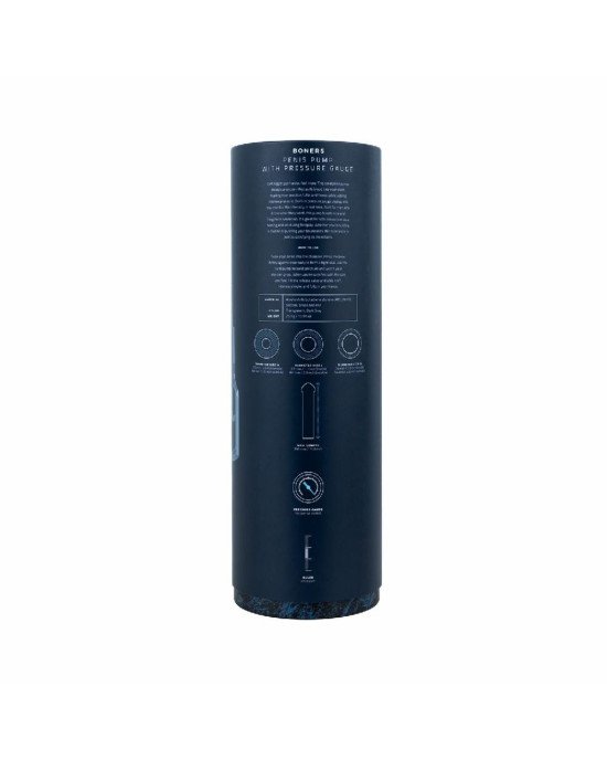 Вакуумна помпа для пеніса Boners Penispump With Pressure Gauge