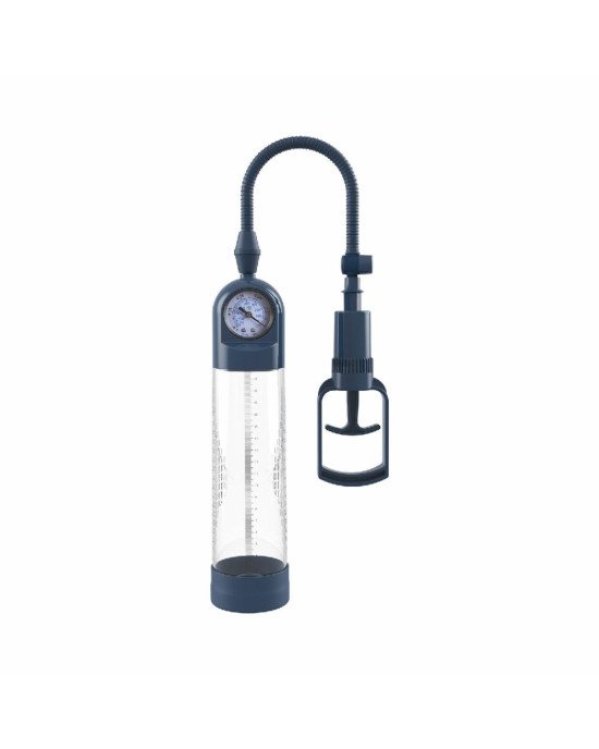 Вакуумна помпа для пеніса Boners Penispump With Pressure Gauge